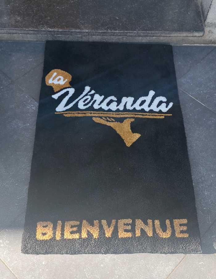 Carpette sur mesure pour le Restaurant "La Véranda" de Moresnet